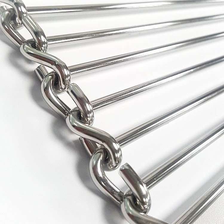304 316 stainless steel Ladder Conveyor Belt for washing/baking in food industry