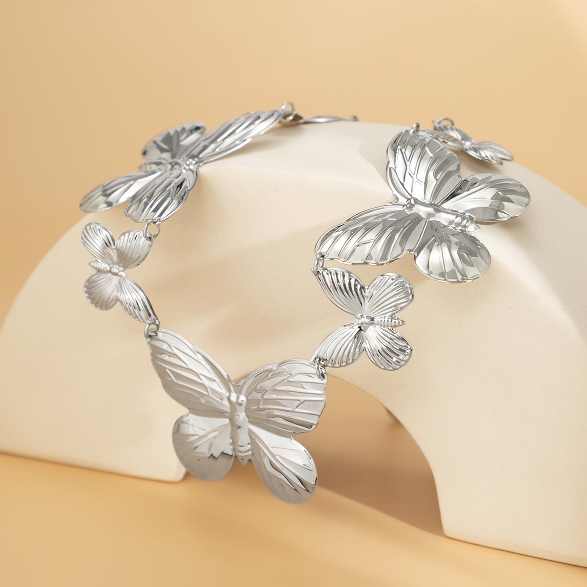 Sample Statement Punk Designer Gold Plated Butterfly Sexy Body Waist Chain Jewelry for Women