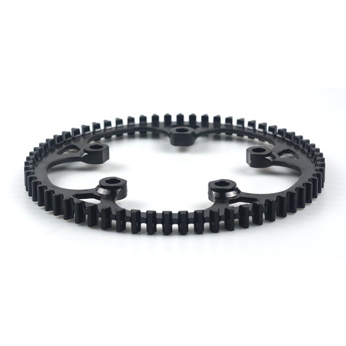 Exercise eBike Spinning Bikes Belt Drive System Front Wheel Chain Ring Pulley Sprocket 52T 130 BCD Bike Bicycle Parts