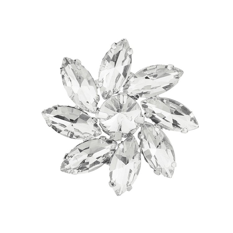 Factory Direct Wholesale Diff Shapes Diamond Rhinestone Applique 5A quality Sliver Base For Decoration Clothes and Shoes