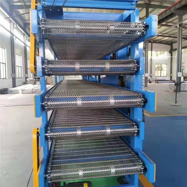 Custom Stainless Steel Wire Mesh Chain Metal Belt Conveyor system