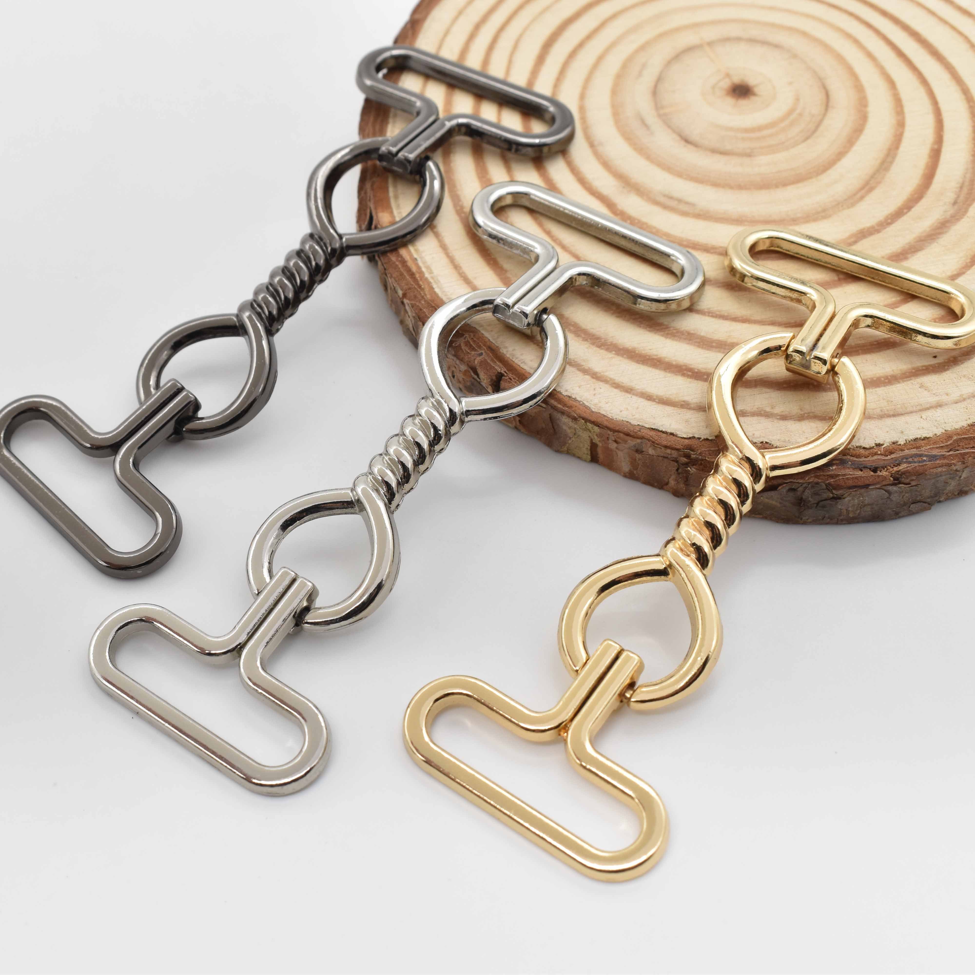 GC-1 Custom Fashion Decorative Metal Accessories Chain zinc alloy Buckle Chains For Clothes/dress/Belt Buckle