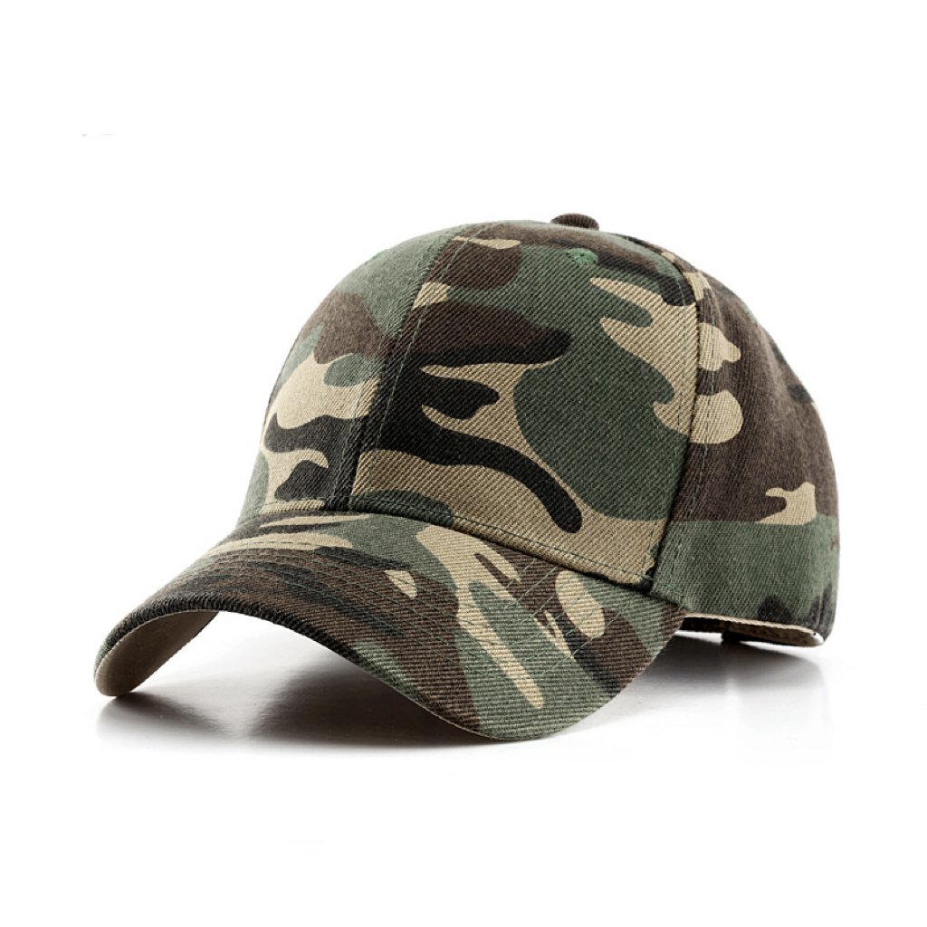 Factory camo gorra beisbol 6 panel letter custom logo embroidered curved brim denim solid formal camouflage camo baseball cap