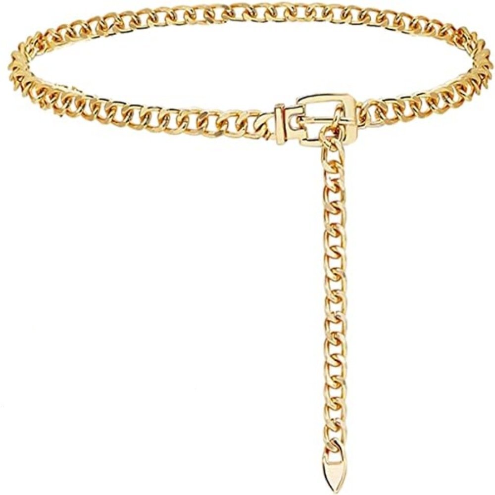 Dress Vintage High Waist Chain Belt