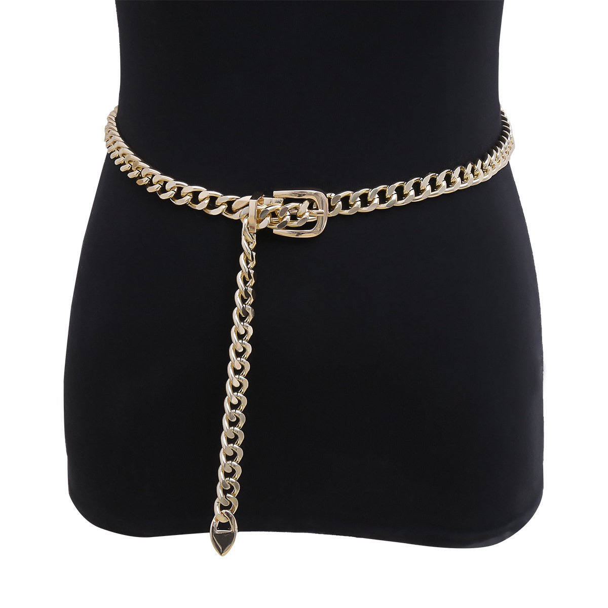 Dress Vintage High Waist Chain Belt