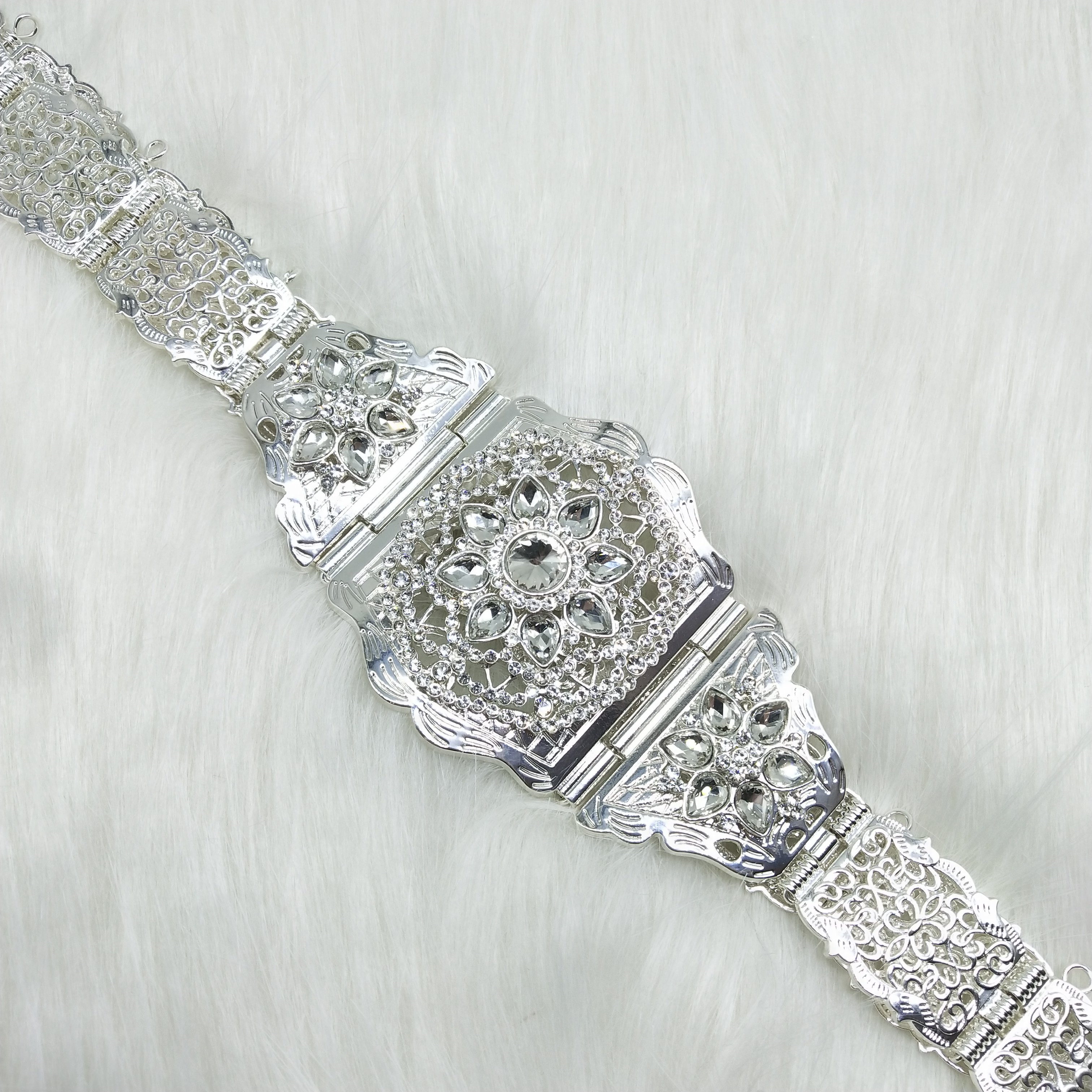 C Classic Algerian kaftan garment chain can be customized with adjustable length Moroccan belt for wedding party gift