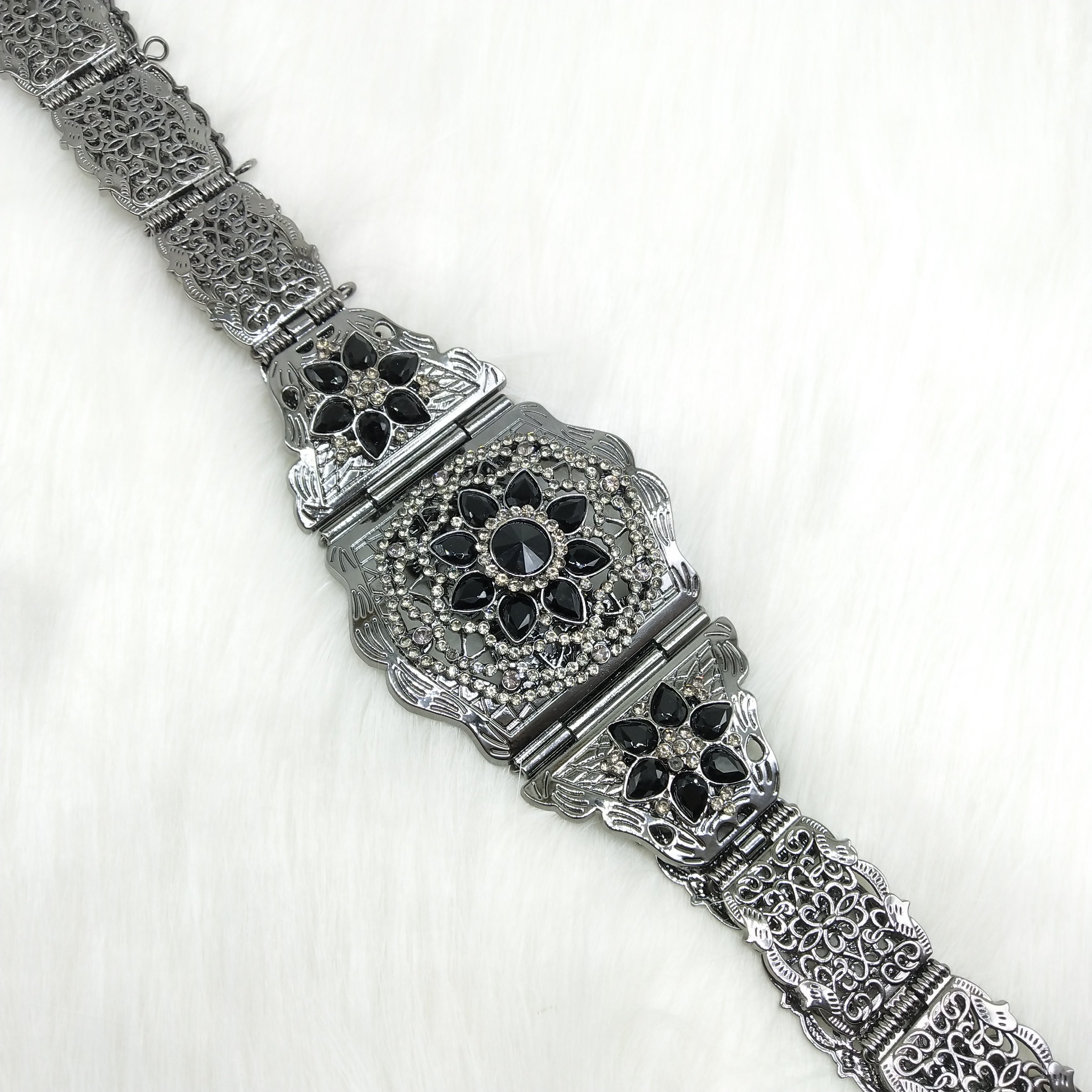 C Classic Algerian kaftan garment chain can be customized with adjustable length Moroccan belt for wedding party gift