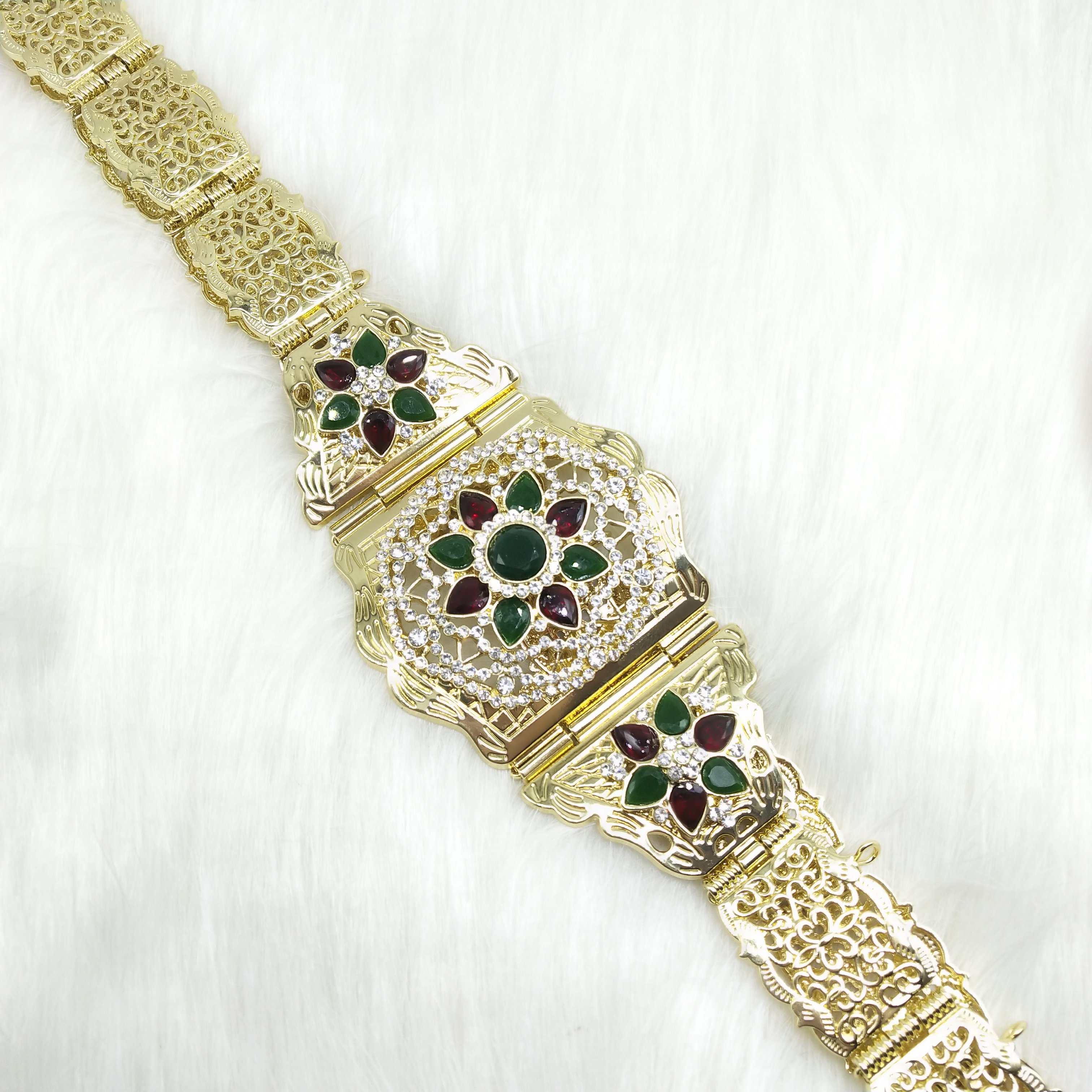 C Classic Algerian kaftan garment chain can be customized with adjustable length Moroccan belt for wedding party gift