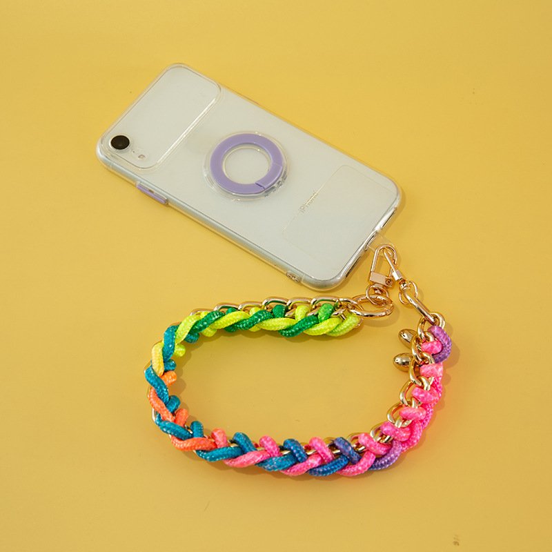 REWIN Trendy 40cm DIY Phone Handbag Purse Chain Twist Braided Rope Bag Handle Woven Rope Bag Strap