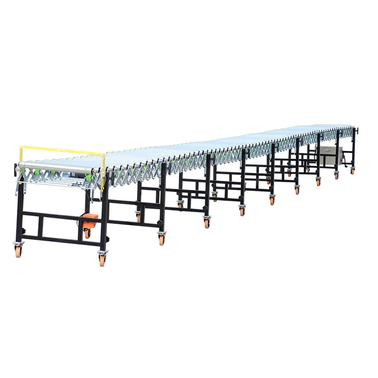 LIANGZO High-end Customized Dual-purpose Folding Accumulation Type Synchronous Belt Roller Conveyor in Cold Chain