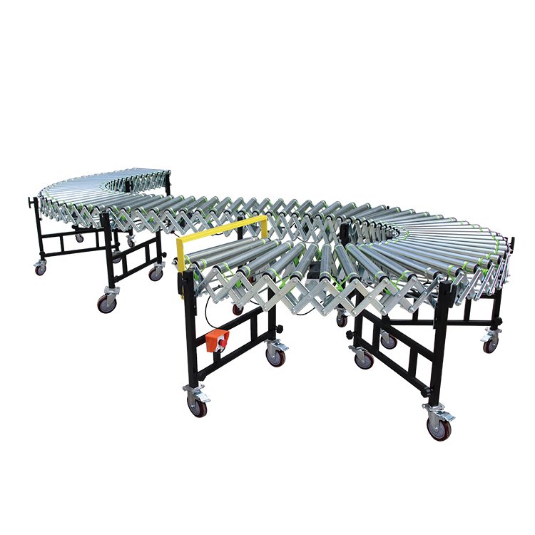 LIANGZO High-end Customized Dual-purpose Folding Accumulation Type Synchronous Belt Roller Conveyor in Cold Chain