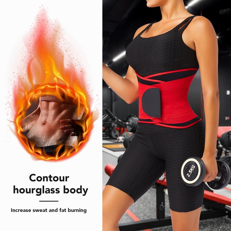 HEXIN Fatctory Price Color Optional Neoprene Waist Tummy Control Fat Burning Corset Waist Trainer Private Label