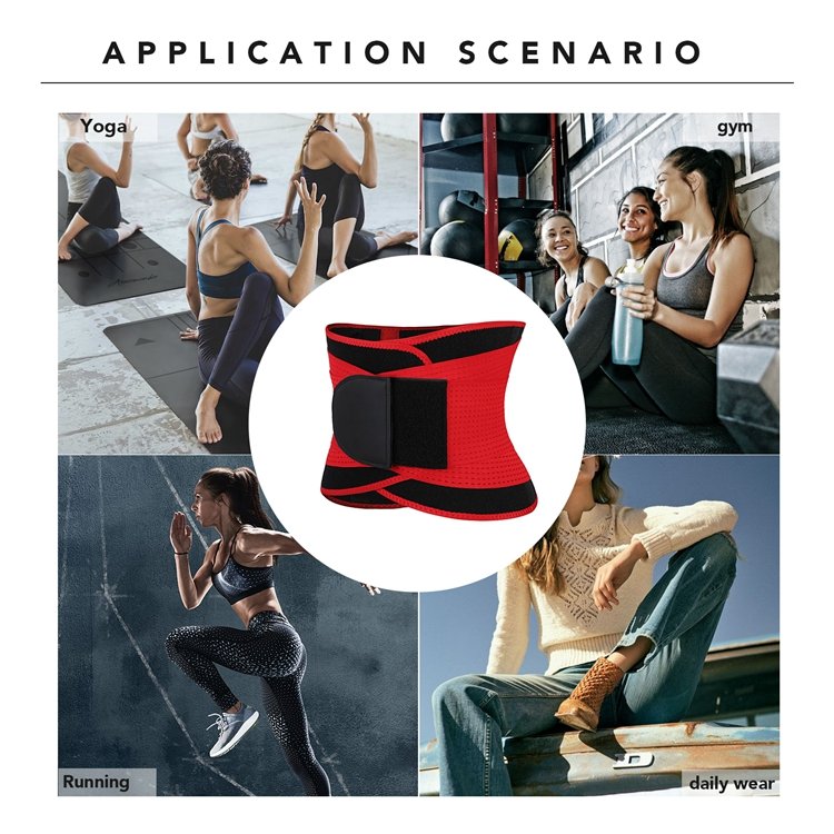 HEXIN Fatctory Price Color Optional Neoprene Waist Tummy Control Fat Burning Corset Waist Trainer Private Label