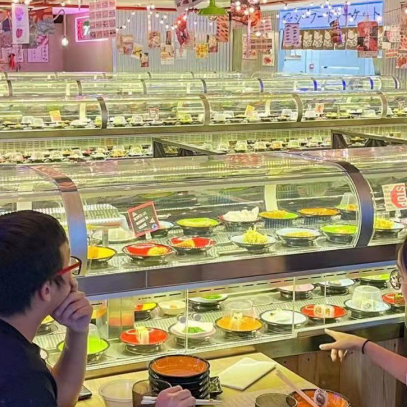 classic kaiten sushi conveyor Sushi Conveyor Belt System/ Sushi Rotary Conveyor Belt/chain belt sushi conveyor