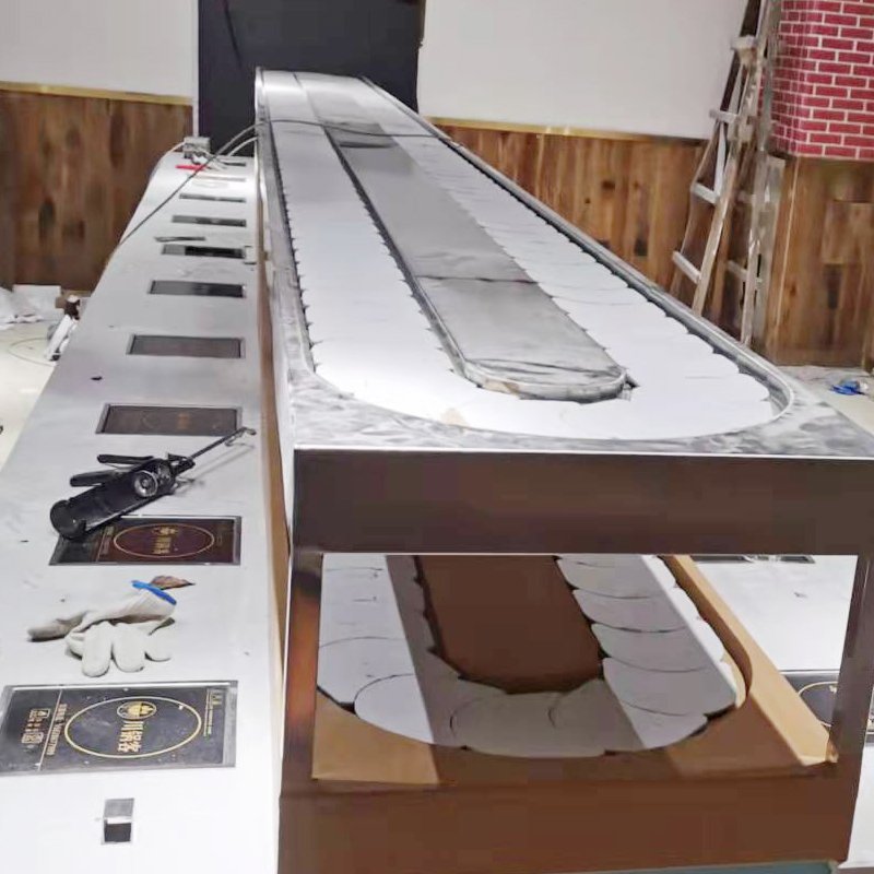 classic kaiten sushi conveyor Sushi Conveyor Belt System/ Sushi Rotary Conveyor Belt/chain belt sushi conveyor