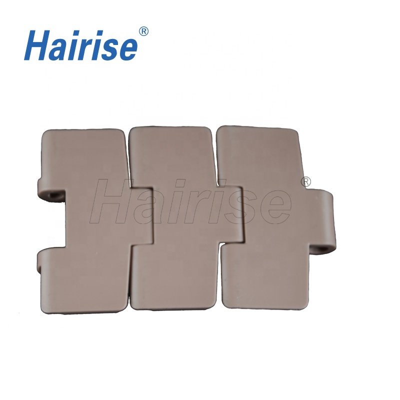 Hairise curve top plastic chains belt transportation chain in good quality