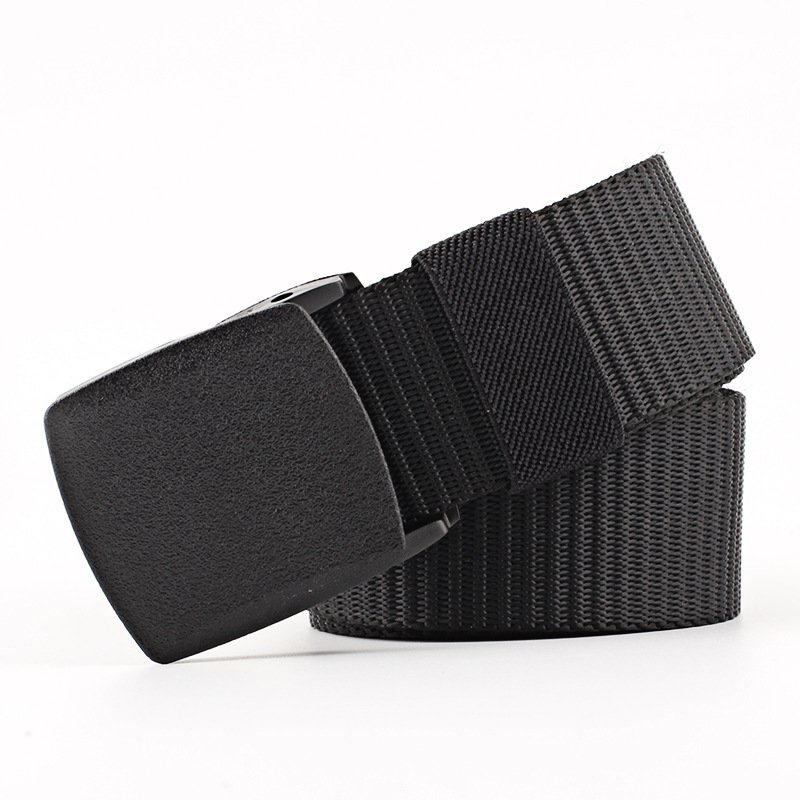 Wholesale Cheap Men's Nylon Fabric belt Plastic Buckle Outdoor Tactical Combat Belt Hunting Hiking Sports belt