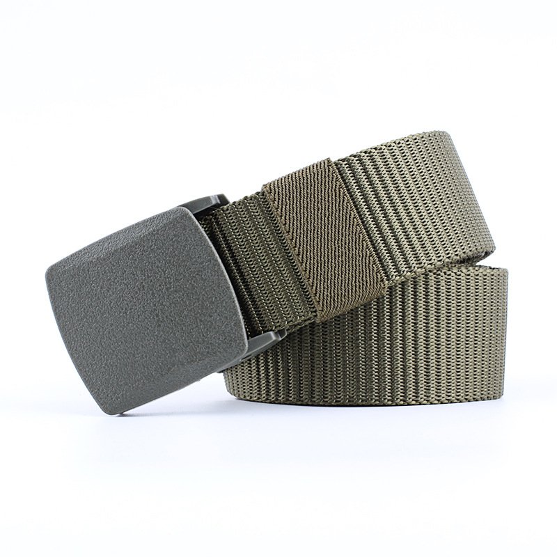 Wholesale Cheap Men's Nylon Fabric belt Plastic Buckle Outdoor Tactical Combat Belt Hunting Hiking Sports belt