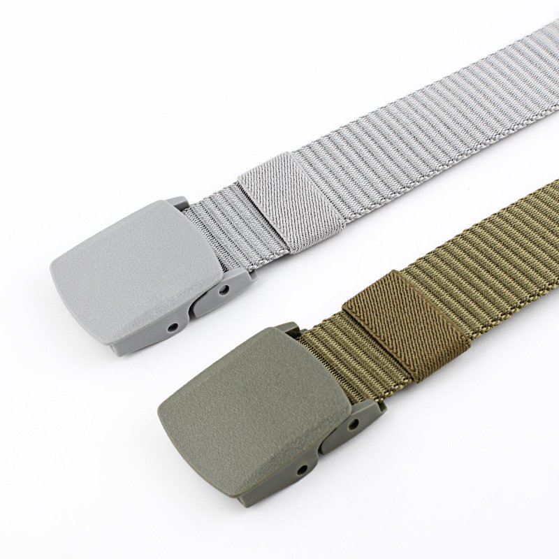 Wholesale Cheap Men's Nylon Fabric belt Plastic Buckle Outdoor Tactical Combat Belt Hunting Hiking Sports belt