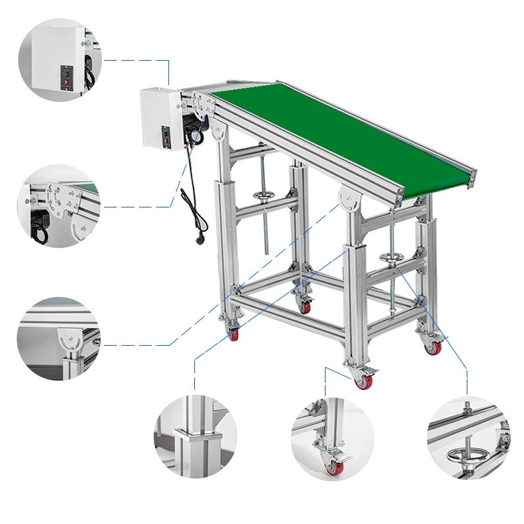 Cheap Price Hot Sale High Quality Belt Conveyor Machine Flexible Chain Conveyor Belt Type Conveyor