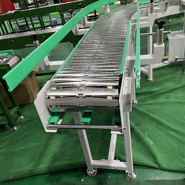 Bifa Heavy-duty Transform Stainless Steel 0/90/180 Degree Curved Slat Chain Turning Belt Conveyor