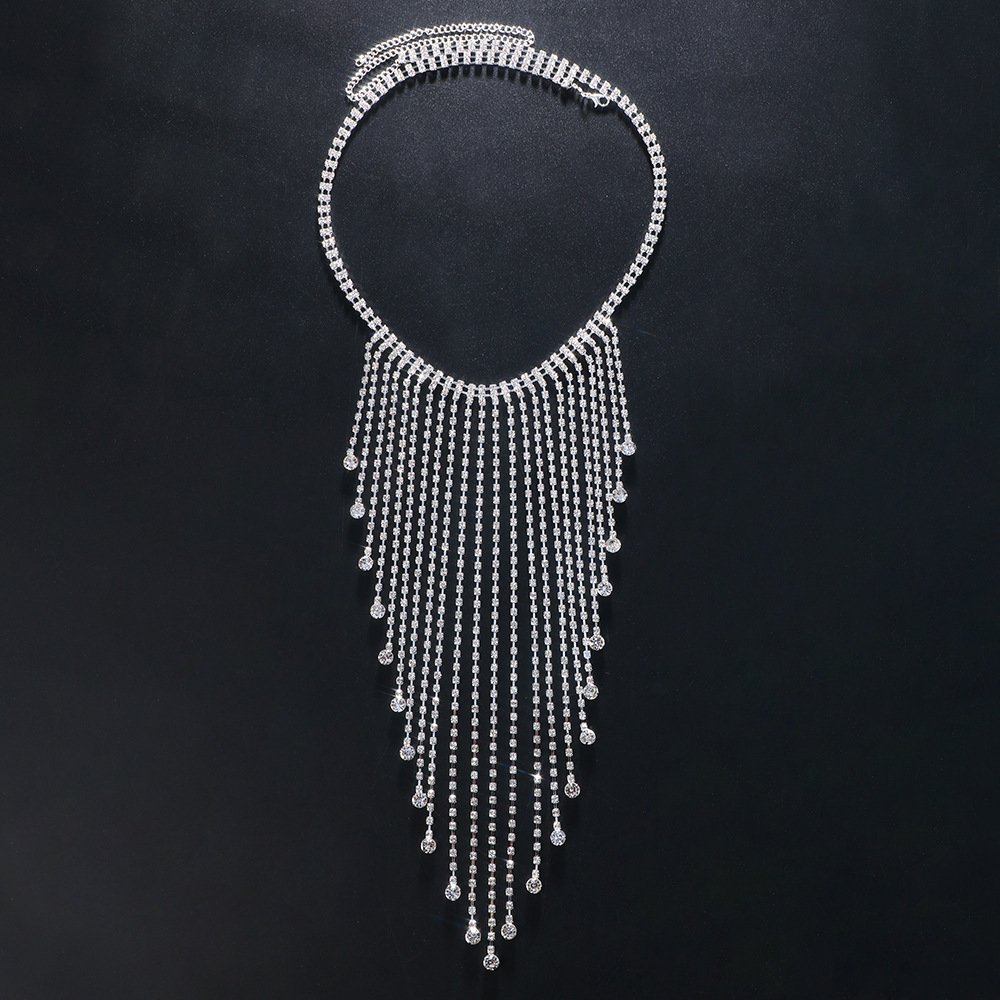 New Arriving Sparking Rhinestone Tassels Waist Chain Sexy Nightclub Party Waist Body Chain Women Fashion Body Chain Jewelry