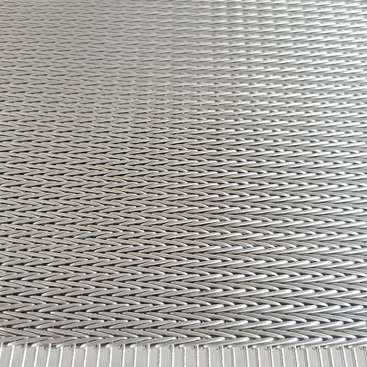 Customized stainless steel 304 conveyor belt custom stainless steel wire flat chain link mesh conveyor belt for bread baking