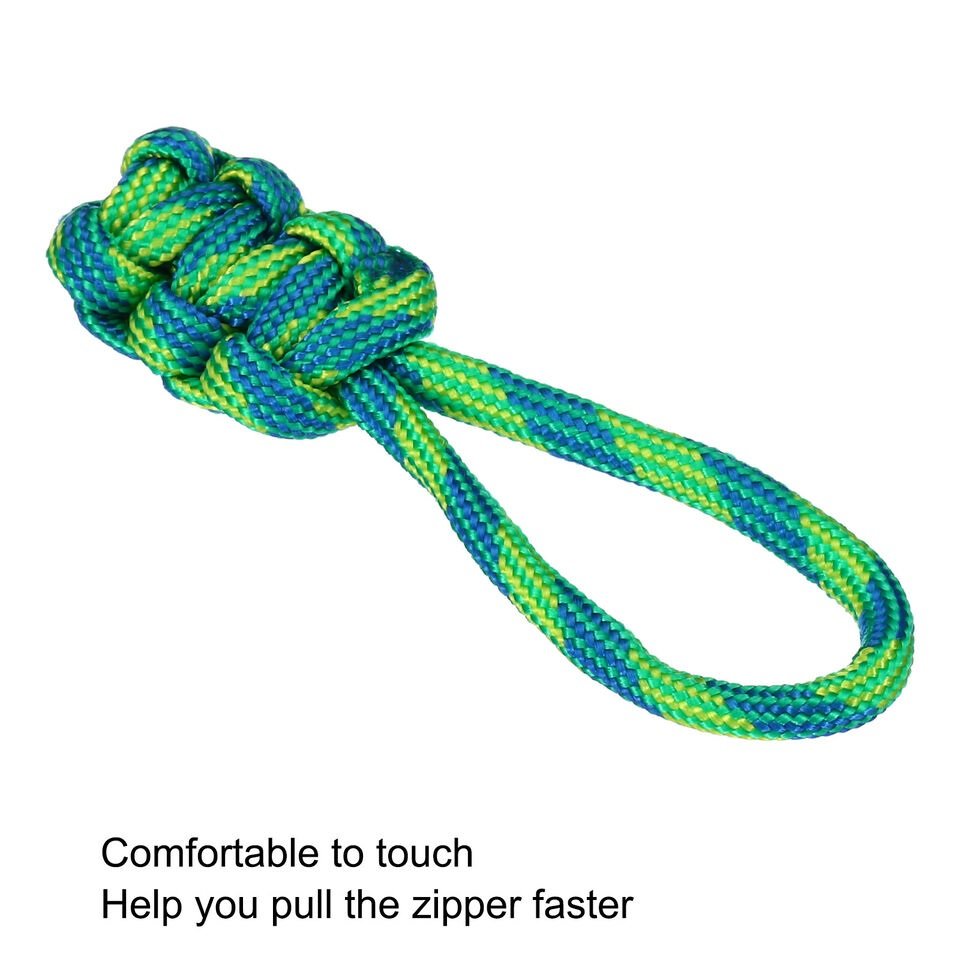 Durable Design Different Color Custom Zipper Pulls Replacement Cord Paracord Charms Backpack Accessories For Decorate