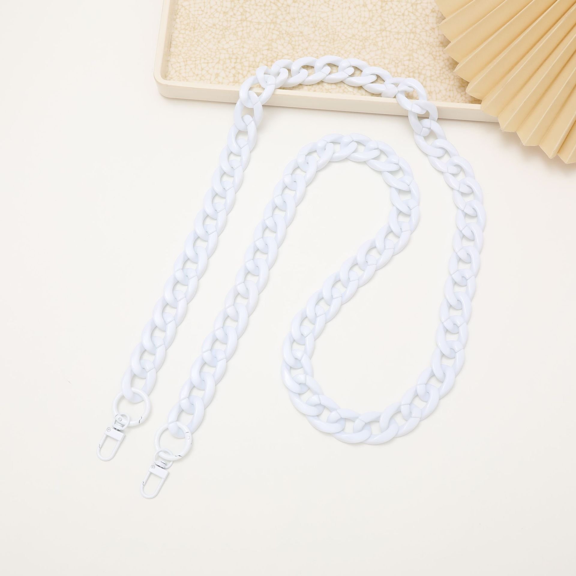 Summer Acrylic Mobile Phone Chains Lanyard Bag Chunky Acrylic Phone Crossbody Strap 120cm Women