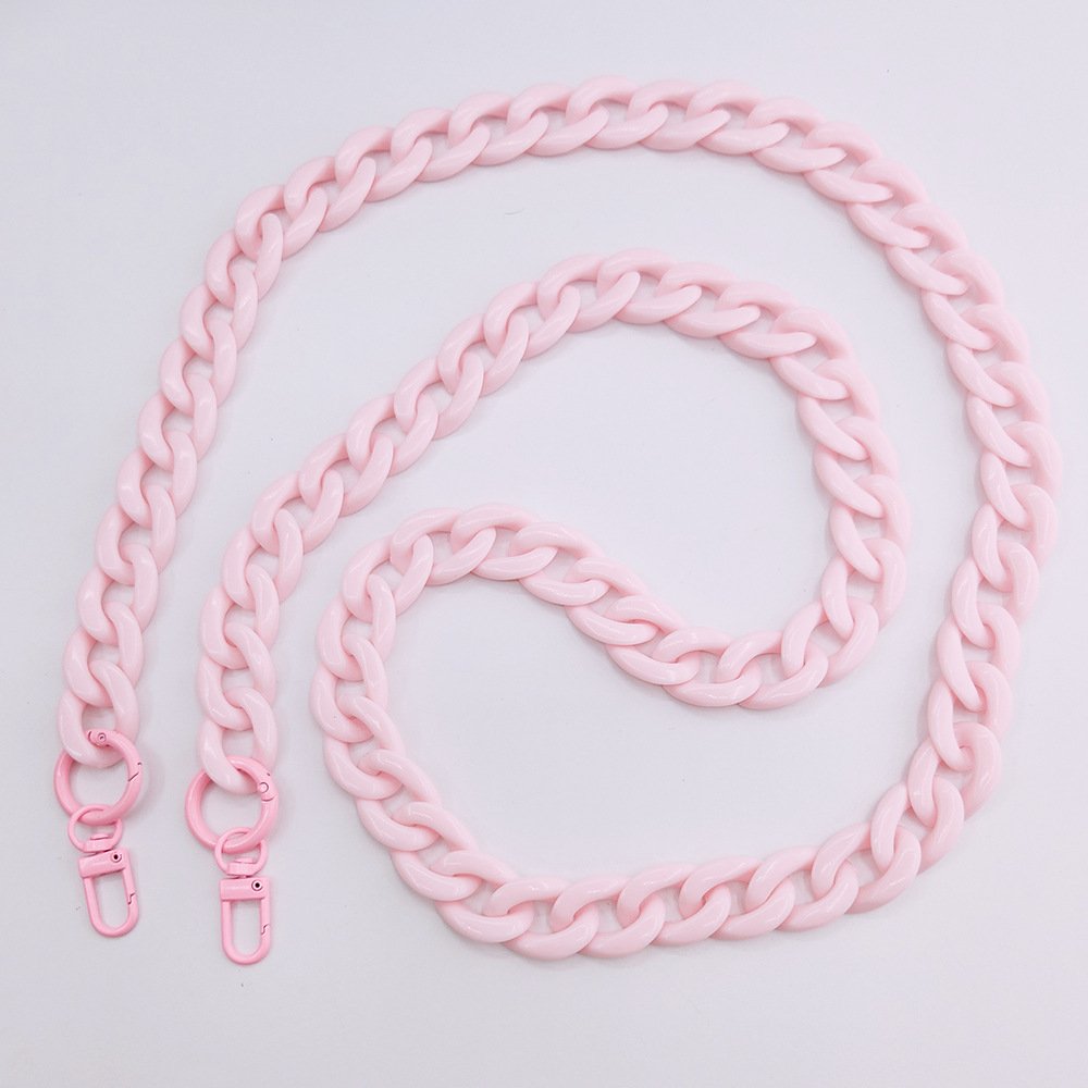 Summer Acrylic Mobile Phone Chains Lanyard Bag Chunky Acrylic Phone Crossbody Strap 120cm Women