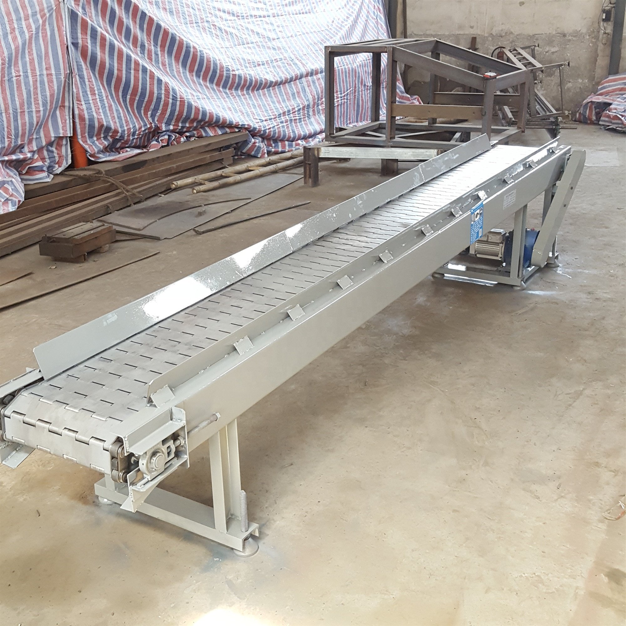High temperature resistant forging part transportation equipment manufacturer chain plate conveyor