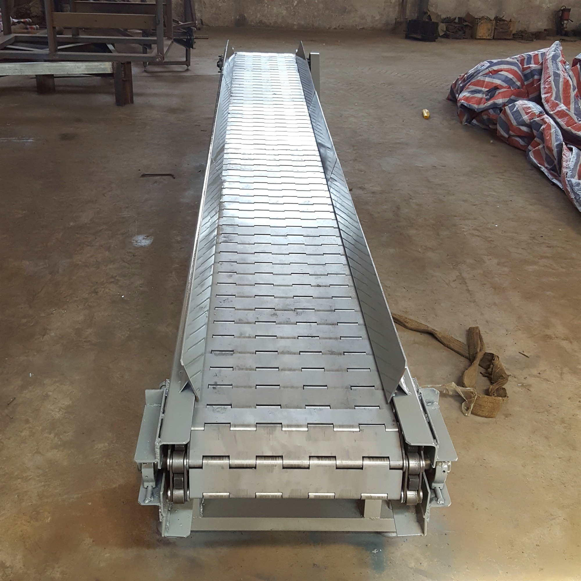 High temperature resistant forging part transportation equipment manufacturer chain plate conveyor