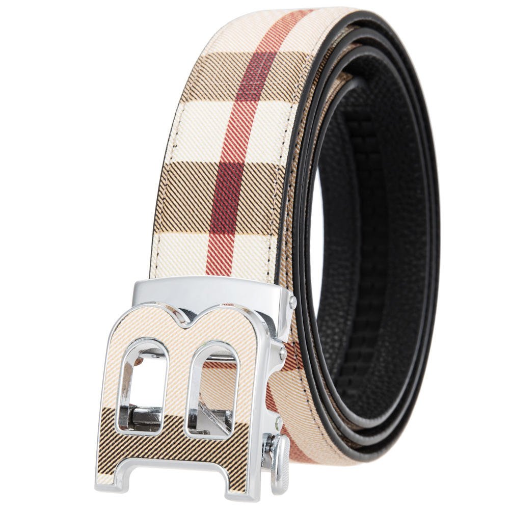 PU Leather Belt Men Professional Best Price Customize Letter Buckle Belt For Sale Genuine Leather Belts