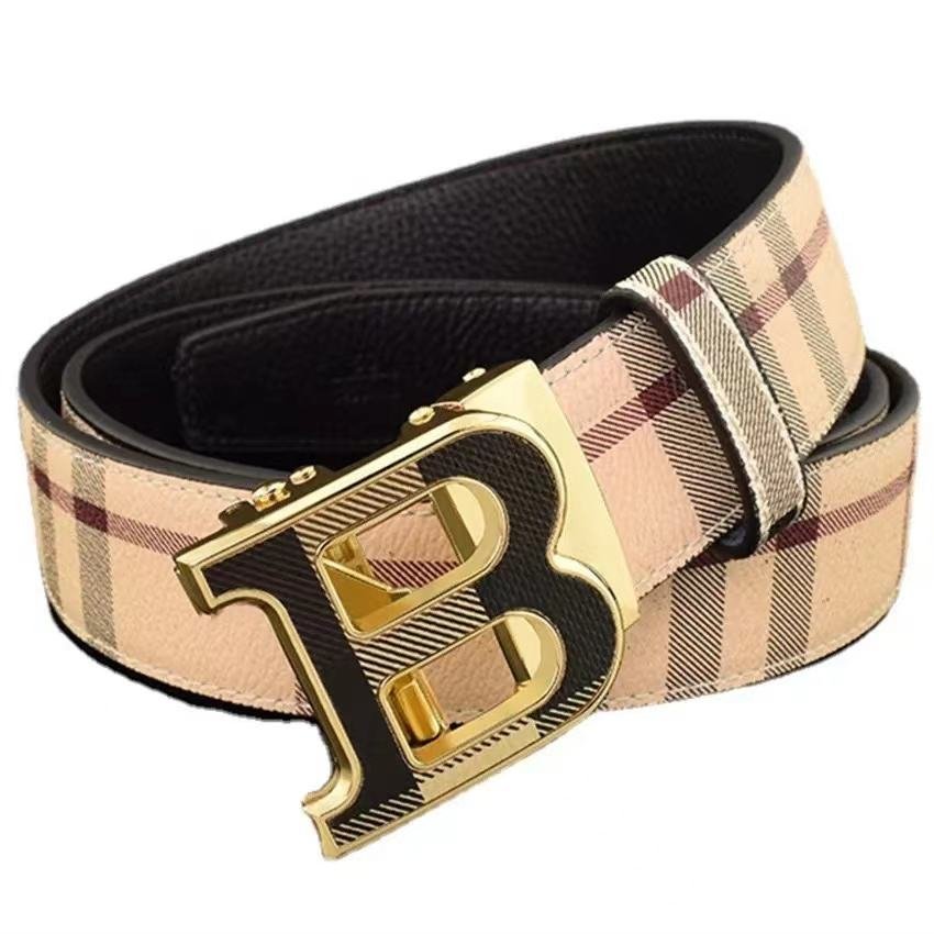 PU Leather Belt Men Professional Best Price Customize Letter Buckle Belt For Sale Genuine Leather Belts