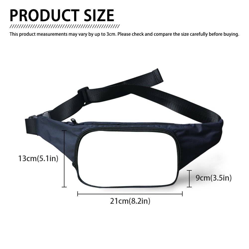Wholesale Fashion Customization Island Fashion Hawaiian Ginger Root Printing Unisex Polyester Waist Bag Print On Demand