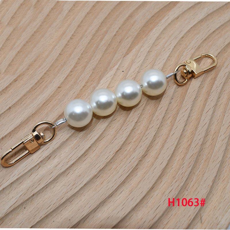 Pearl chain belt bag chain connector purse chain spring gate rings DIY Handles Bag Belt replacement Shoulder Strap