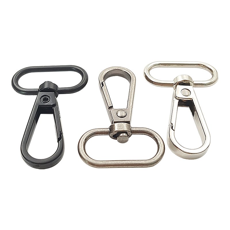 Wholesale Metal Lanyard Hook Swivel Snap Hooks Key Chain Clasp Clips Lanyard Bag Hardware