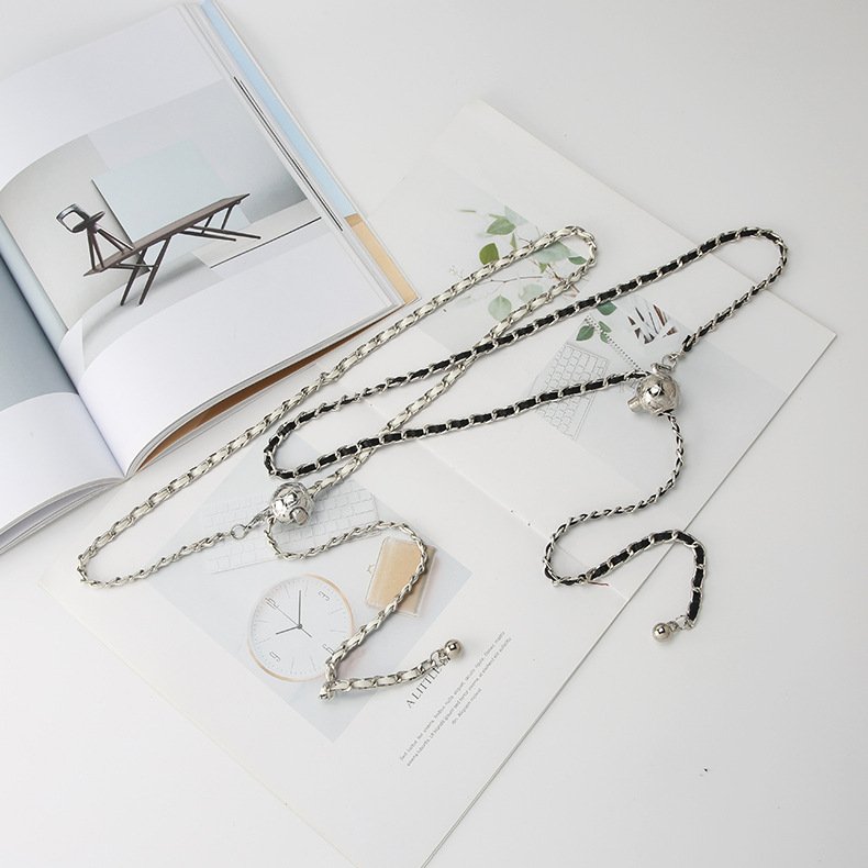 Fashion Chain Belt For Women Metal Waist Chain Female Dress Jeans Decoration Waistband