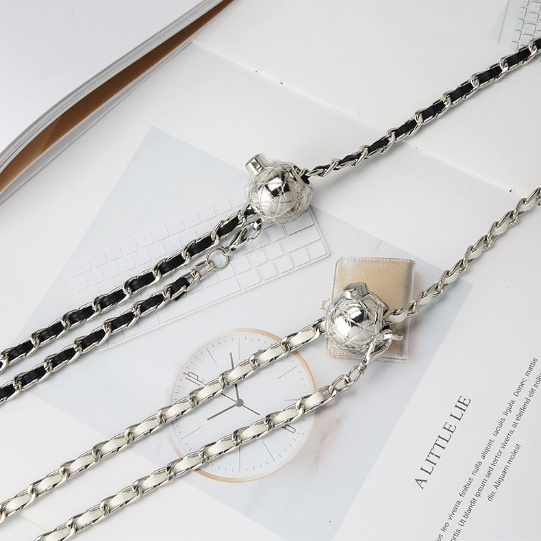 Fashion Chain Belt For Women Metal Waist Chain Female Dress Jeans Decoration Waistband