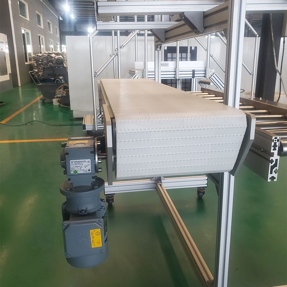Flexible chain conveyor Stainless Steel top chain conveyor chain belt transfer system