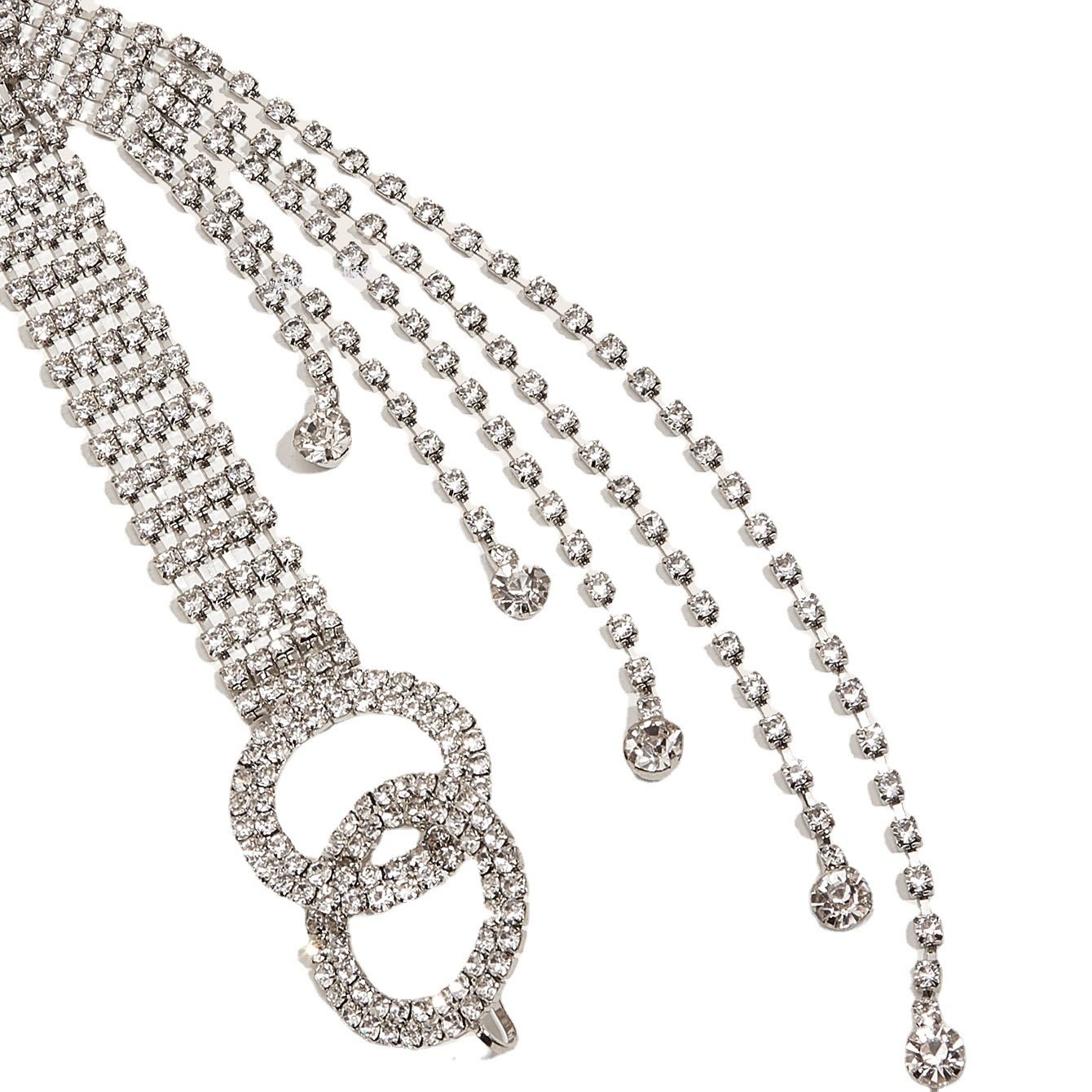 New Diamond-Set Ladies Chain Belts Sweet Rhinestone Fringe Decorative Waist Accessory Wholesale