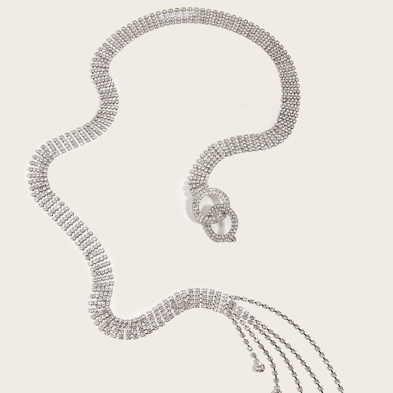 New Diamond-Set Ladies Chain Belts Sweet Rhinestone Fringe Decorative Waist Accessory Wholesale
