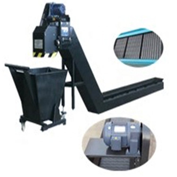 Customized Pitch 50.8mm Belt Scraps Conveyor Chain CNC Steel Hinged Belt Chain Chip Conveyor