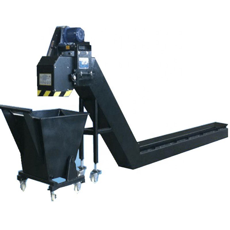Customized Pitch 50.8mm Belt Scraps Conveyor Chain CNC Steel Hinged Belt Chain Chip Conveyor