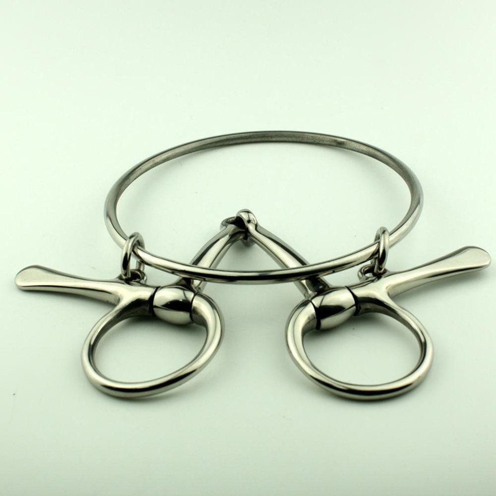 High quality stainless steel horse racing ring bit 2024