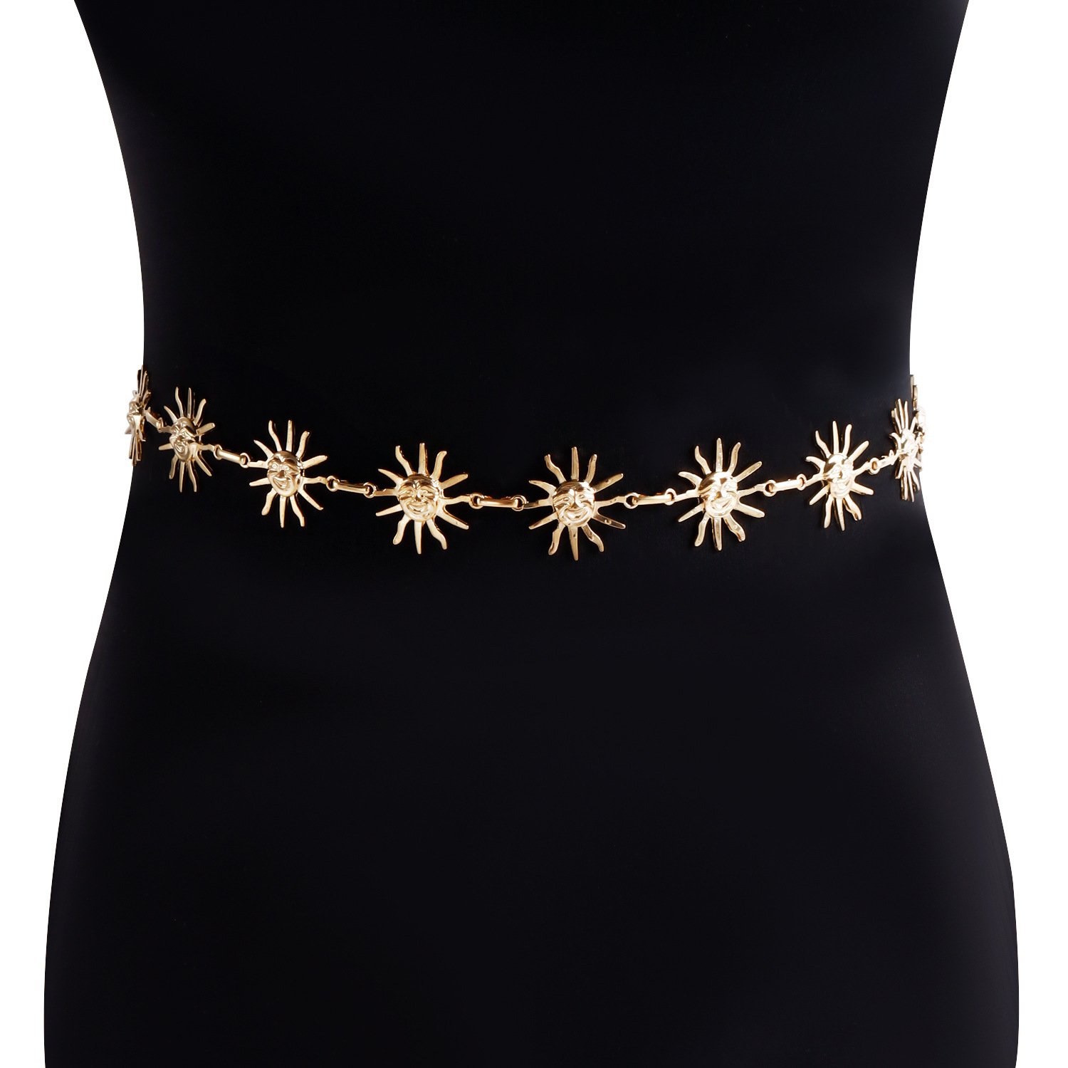 High Quality Vintage Metal Punk Gold Waist Chain Fashion Belt Chain Jewelry Waist Chain For Women