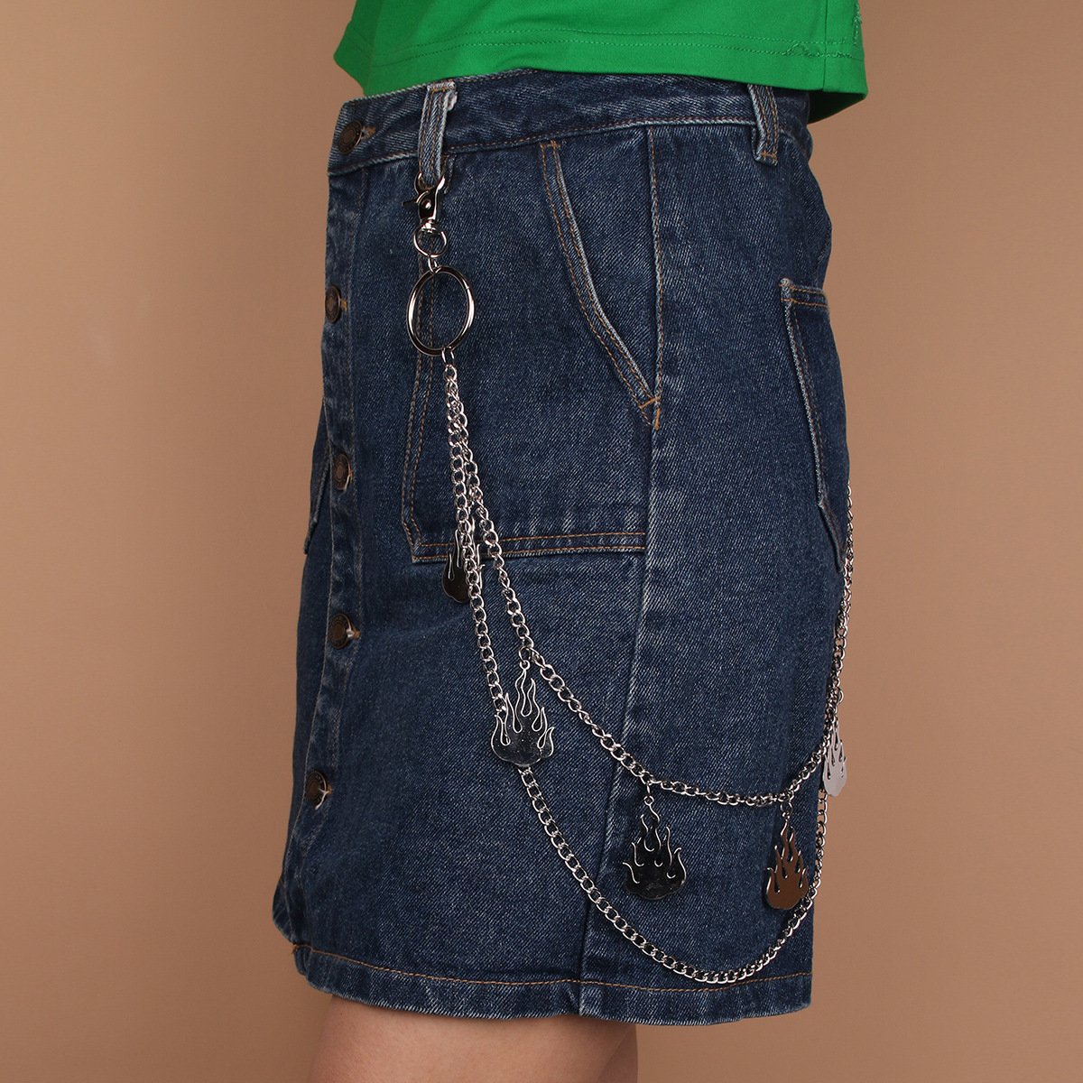 Simple Creative Butterfly Multi Layer Body Chain Female Personality Punk Pendant Waist Chain