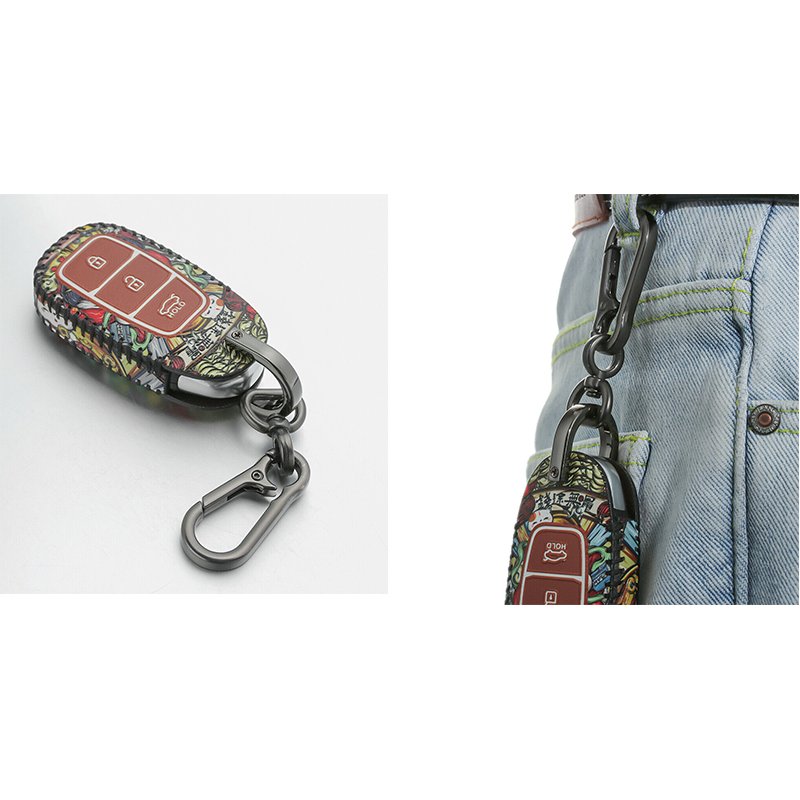 New Arrival Aluminium Camp Carabiner Metal Clip Clasp Hook Keyring Snap Clasp Colorful Engrave Swivel
