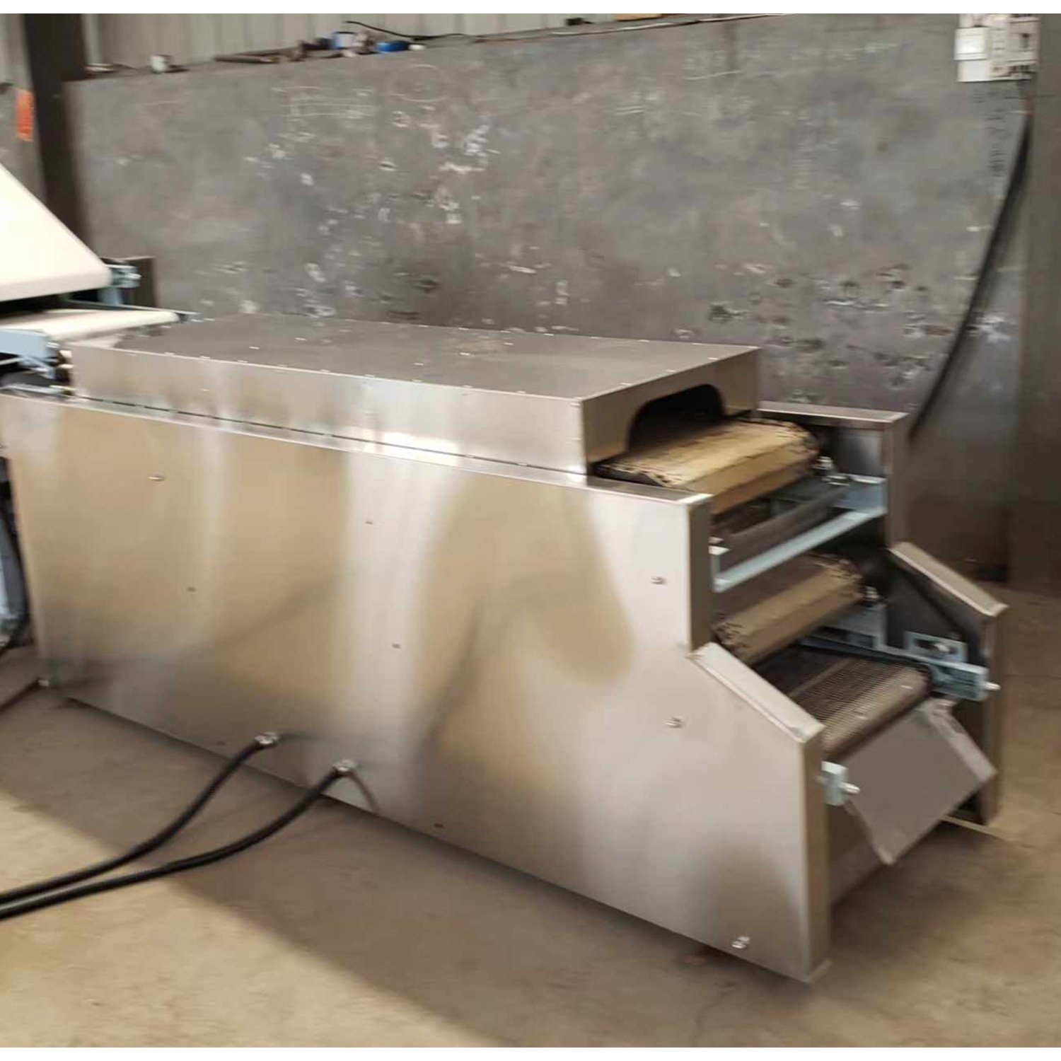 Commercial gas mini electric tunnel conveyer conveyor belt pizza oven machine 12 18 32 inch for sale price restaurant equipment