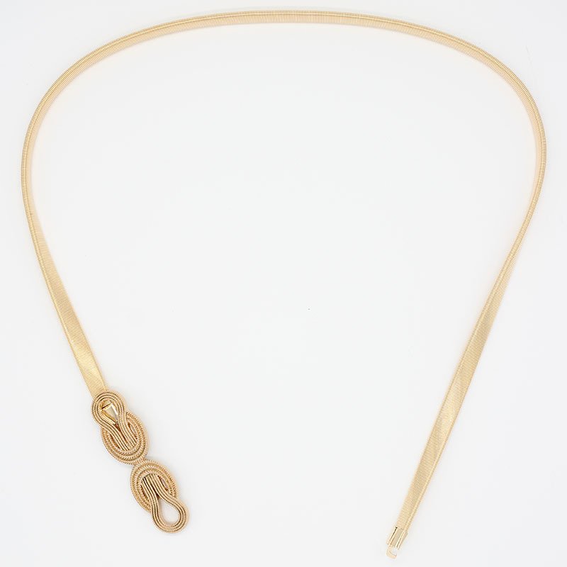 Fashion Wild Metal Elastic Ladies Waist Chain Belt for Dress